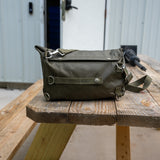 Issued Swiss OD Gas Mask Bag