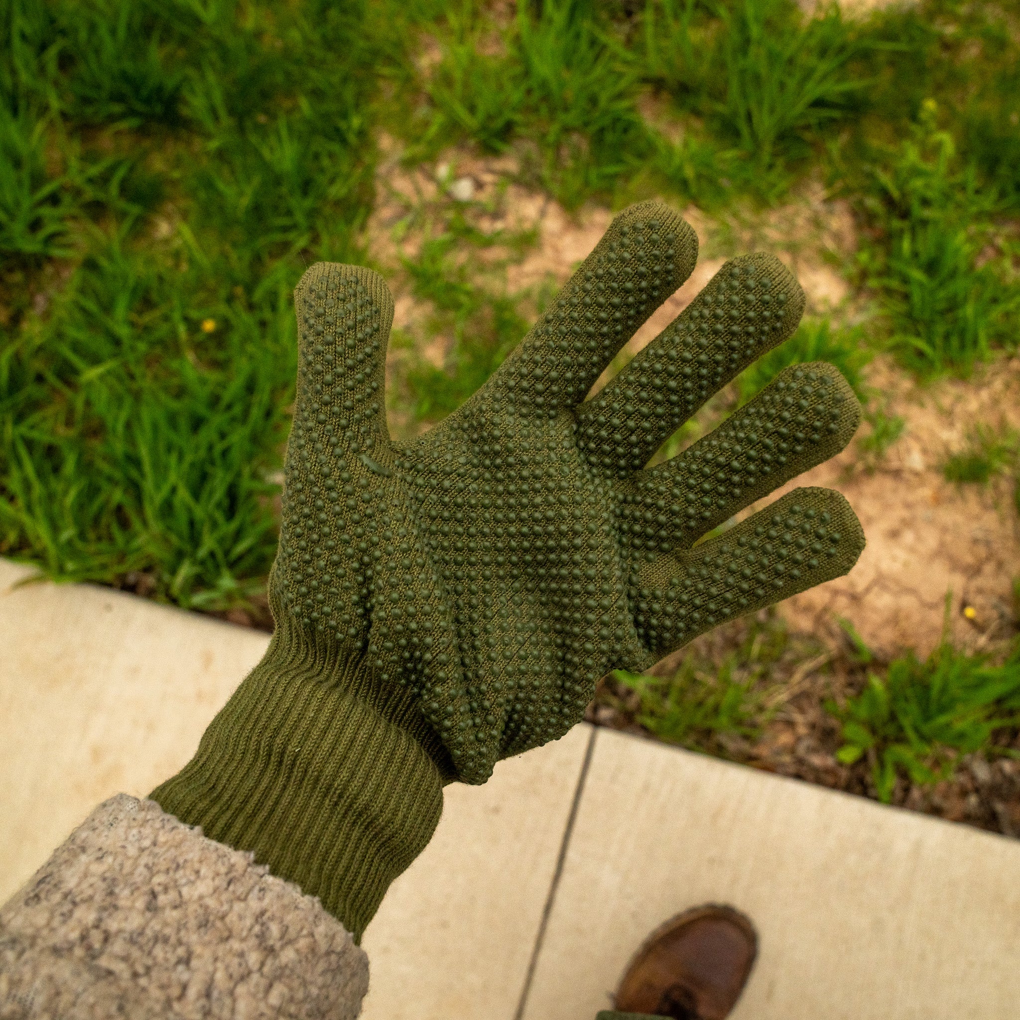 Issued USMC Grip Dot Gloves
