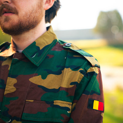 Unissued Belgian Jigsaw Para Shirt