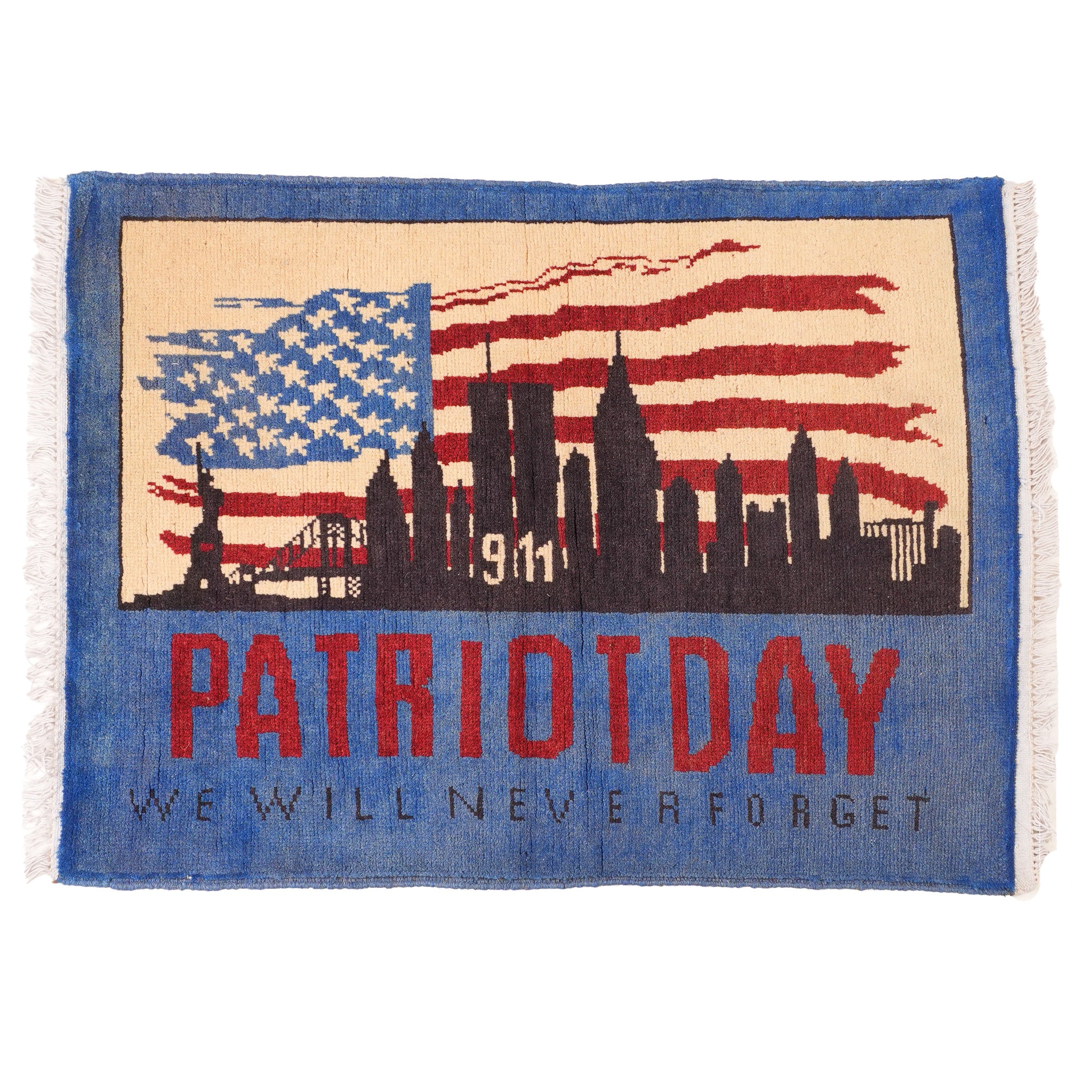 "PATRIOTDAY" 9/11 Remembrance Rug