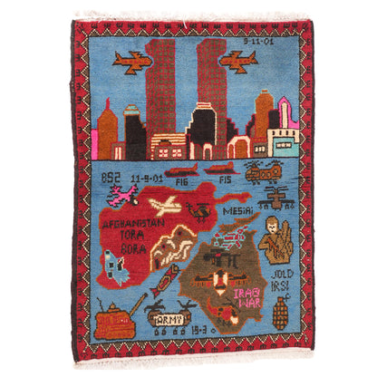 9/11 Tora Bora Invasion Afghan Rug