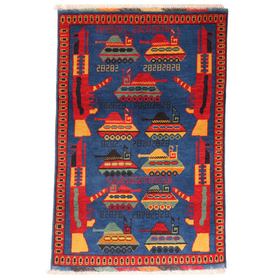 Large Afghan Arsenal Rug