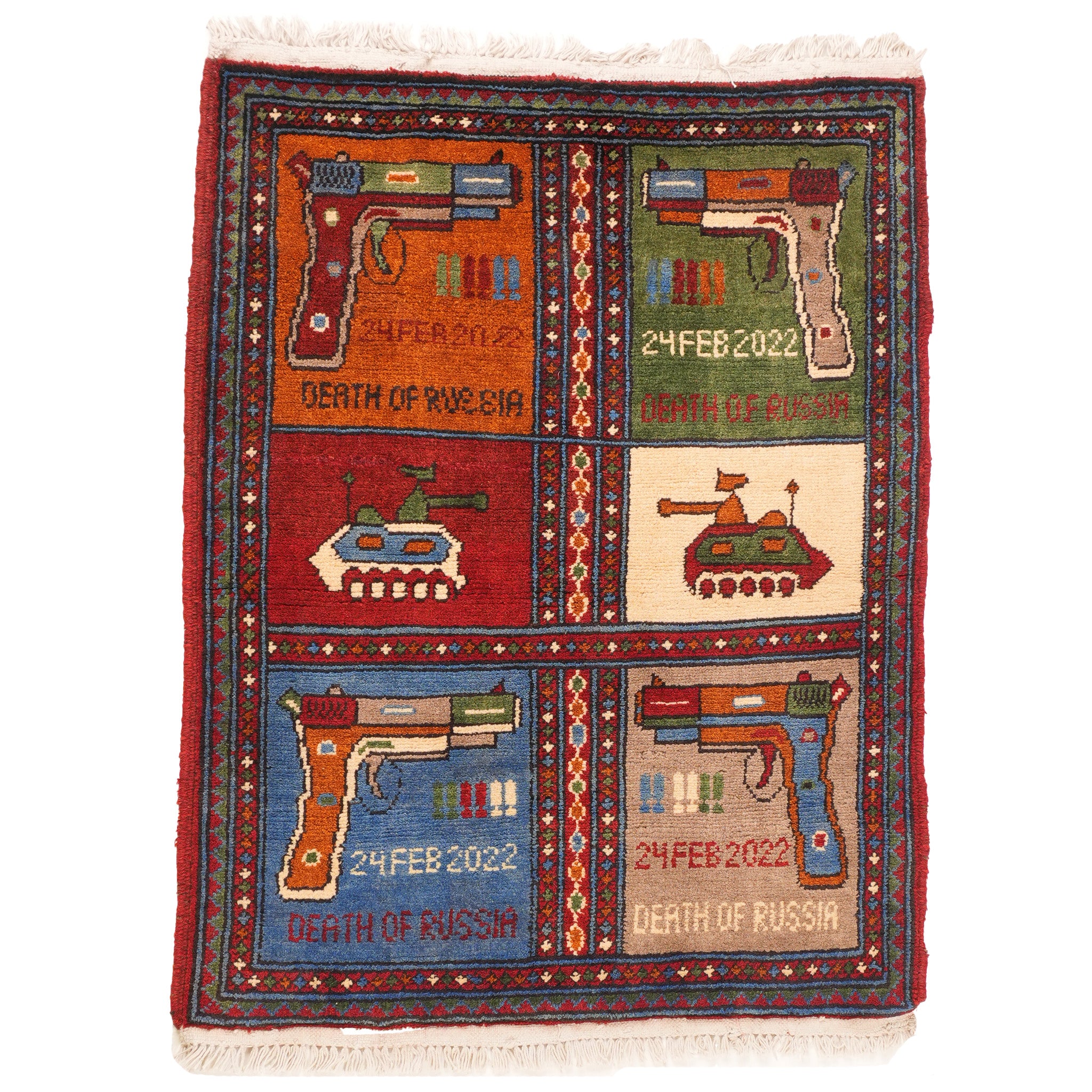 "Death of Russia" Afghan War Rug