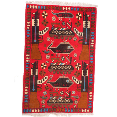Large Afghan Arsenal Rug