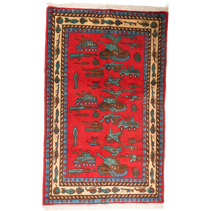 "Motor Pool" Afghan Rugs
