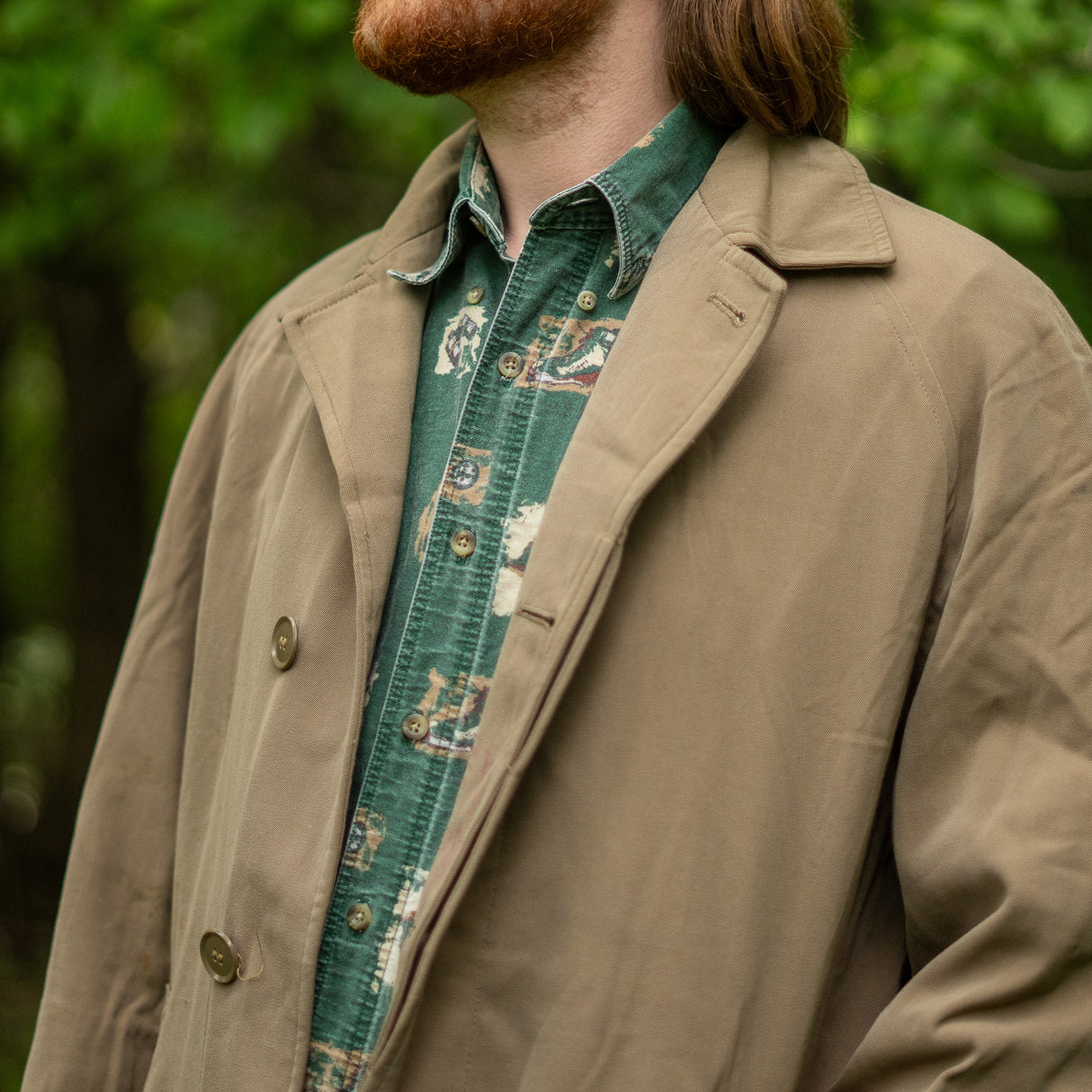 Issued British Raincoat