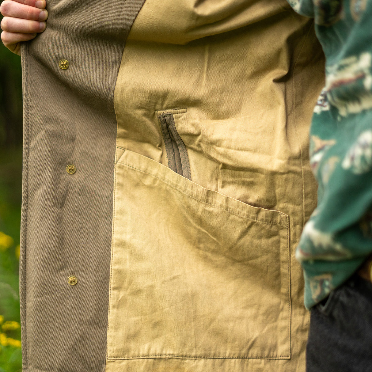 Issued British Raincoat