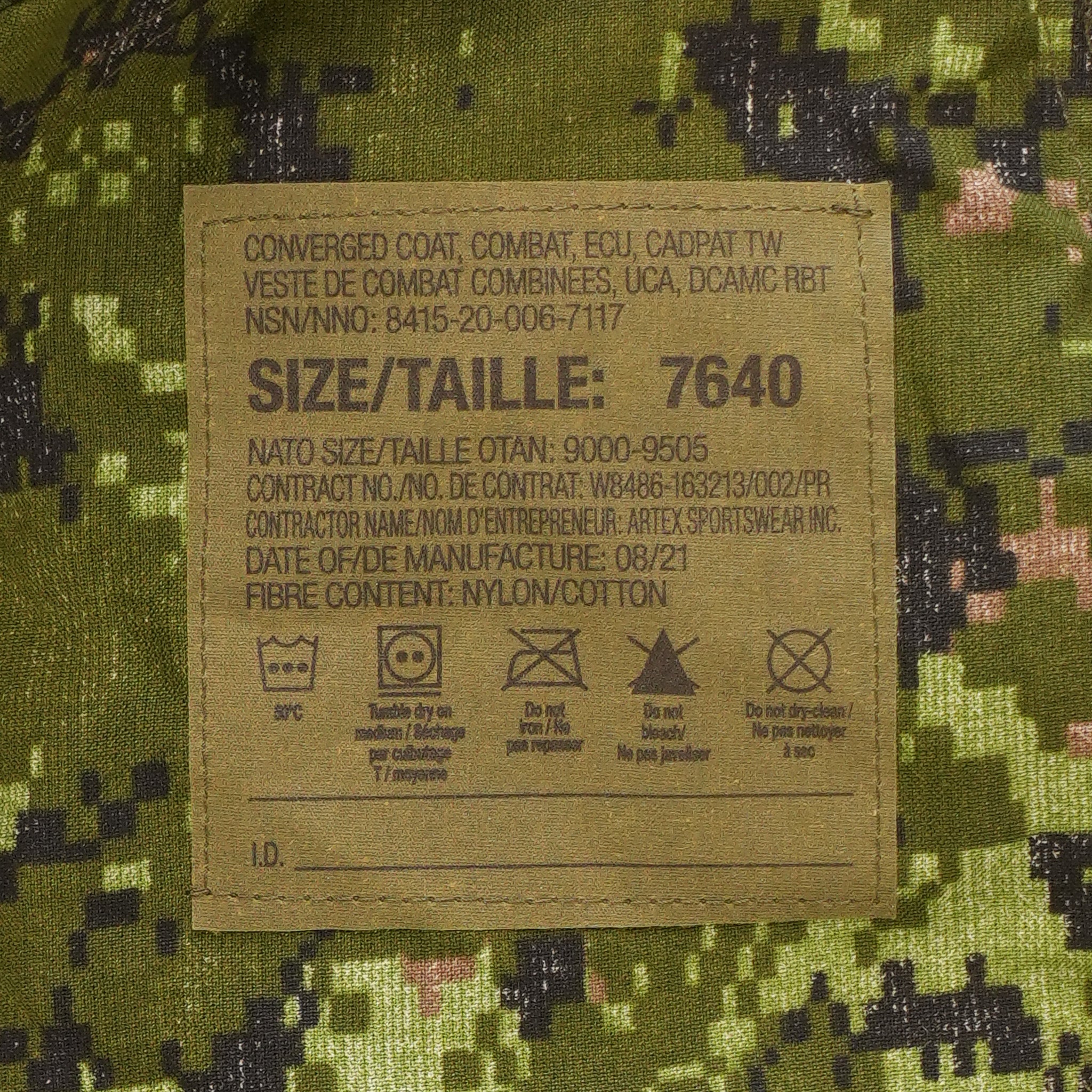 Issued CADPAT ECU Field Shirt