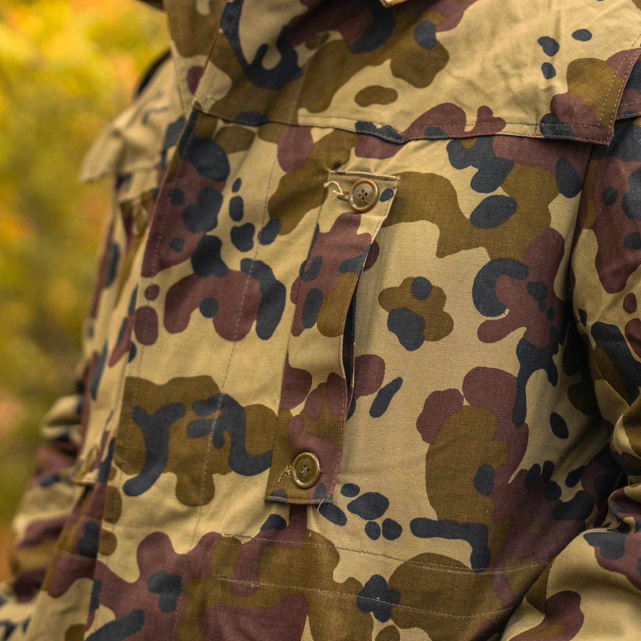 Issued Romanian M1994 Fleck Camouflage Parka w/Liner