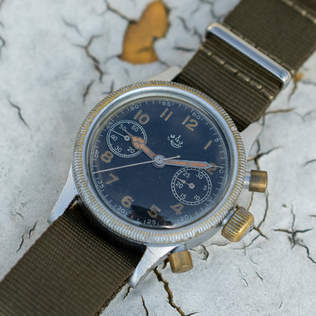 Soviet-Made Glashütte Flieger Chronograph Watch