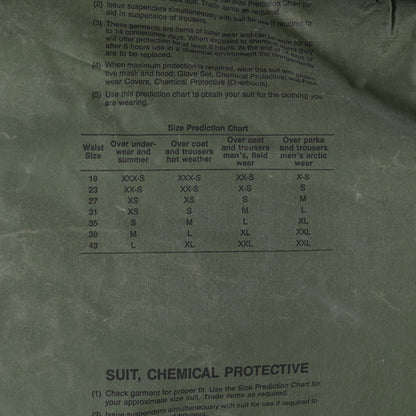 Deadstock USGI M81 Chemical Suits
