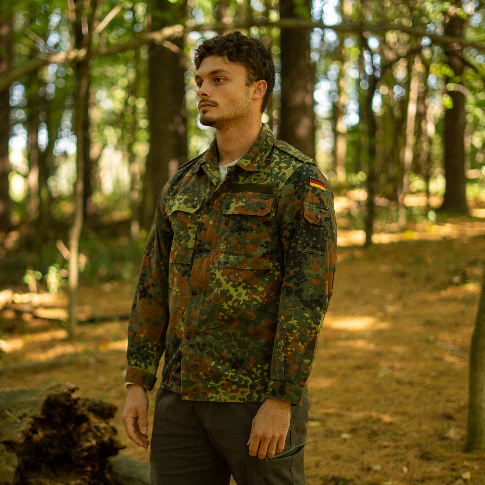 Issued Bundeswehr Flecktarn Field Shirt