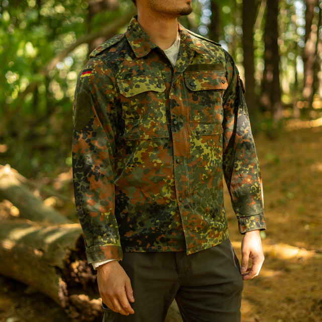 Issued Bundeswehr Flecktarn Field Shirt