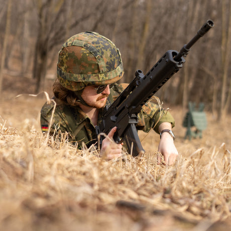 Issued Flecktarn Helmet Cover
