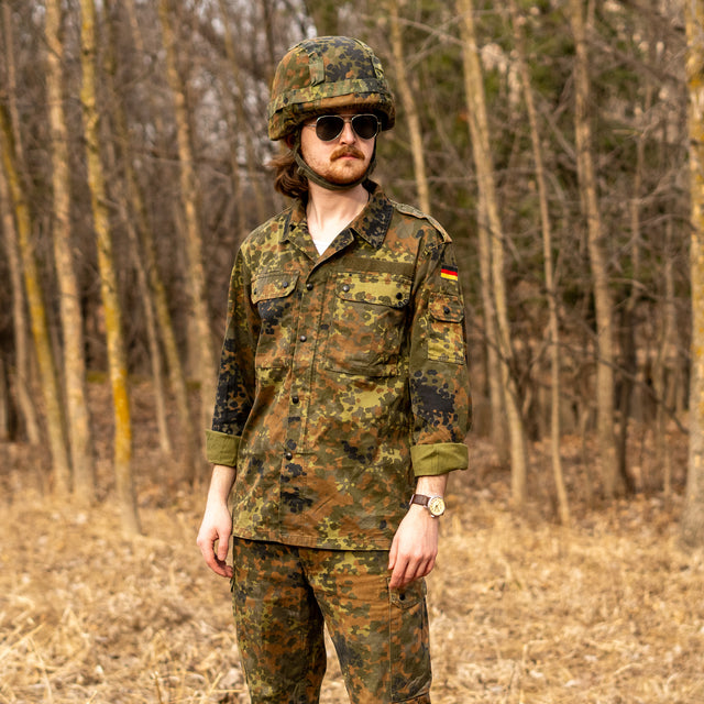 Issued Bundeswehr Flecktarn Field Shirt