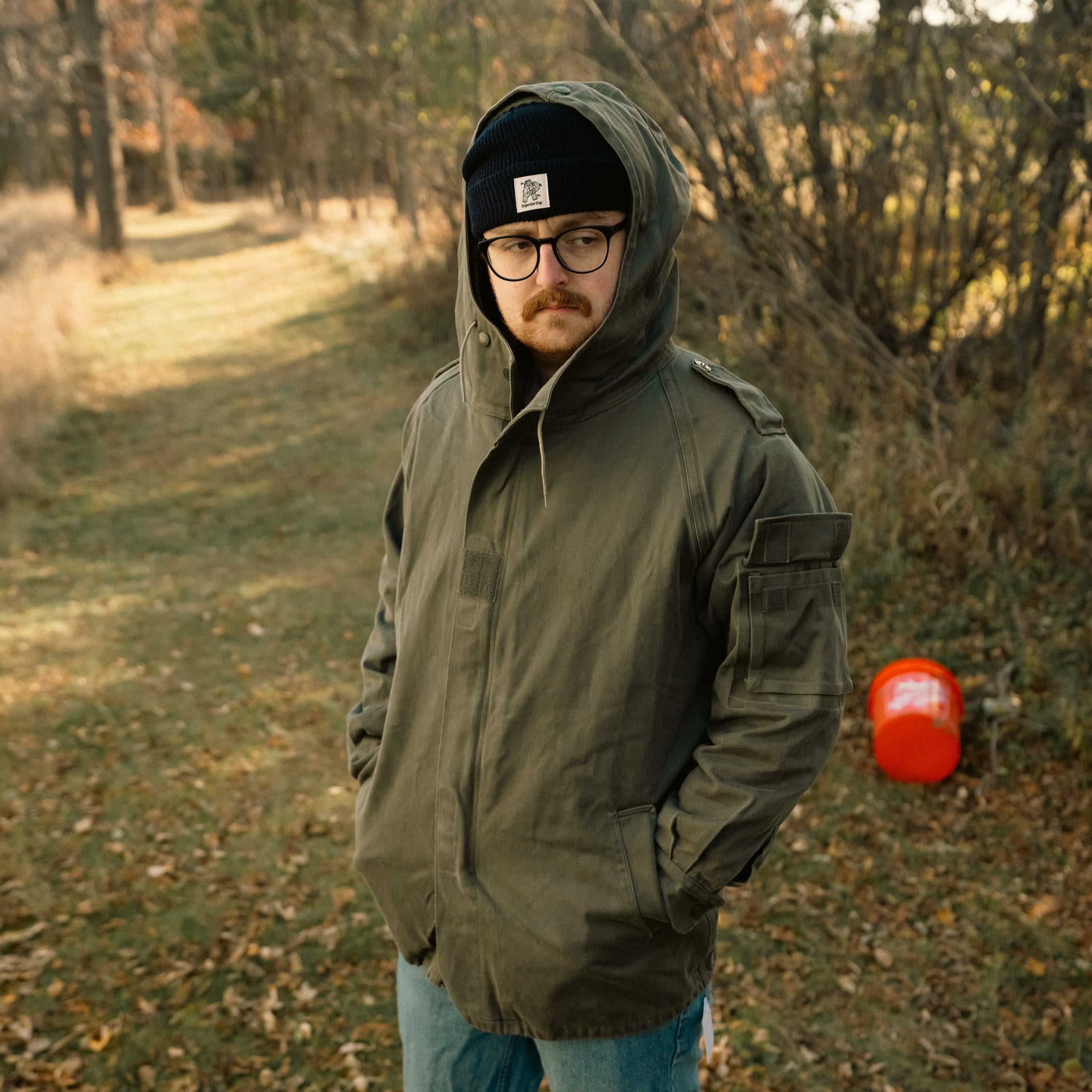 Issued French OD F2 Parka w/Liner