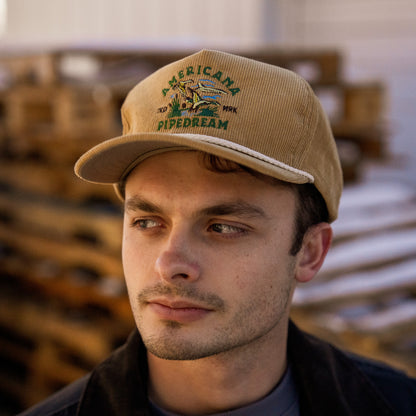 AP Corduroy Snapback Hat