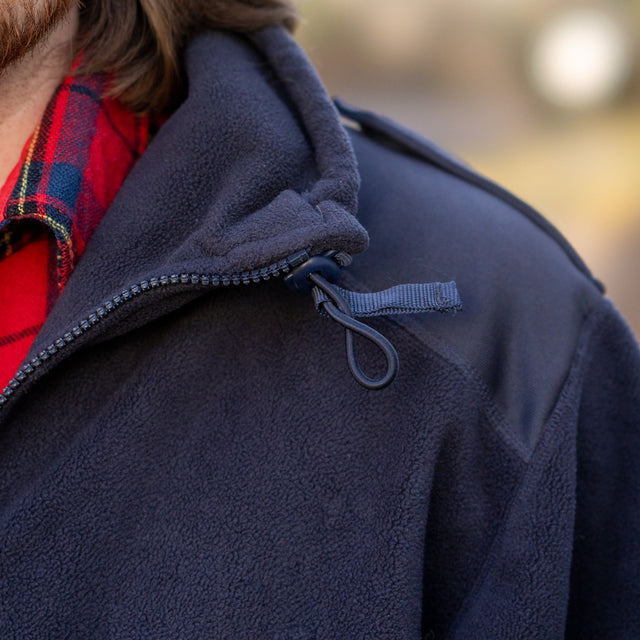 Issued French Blue Polar Fleece Jacket