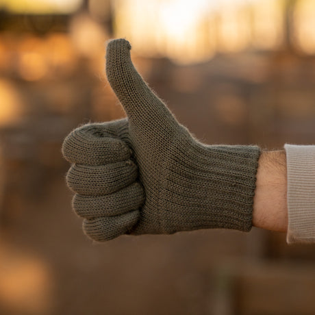 Issued East German Wool Gloves