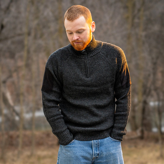 NorArm Tactical Finnmark Half Zip Wool Sweater