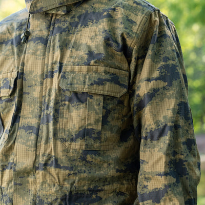 Issued Turkish Air Force Digital Parka w/Fleece Liner
