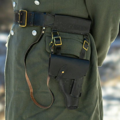 Soviet Officer Leather Belt & Holster Set