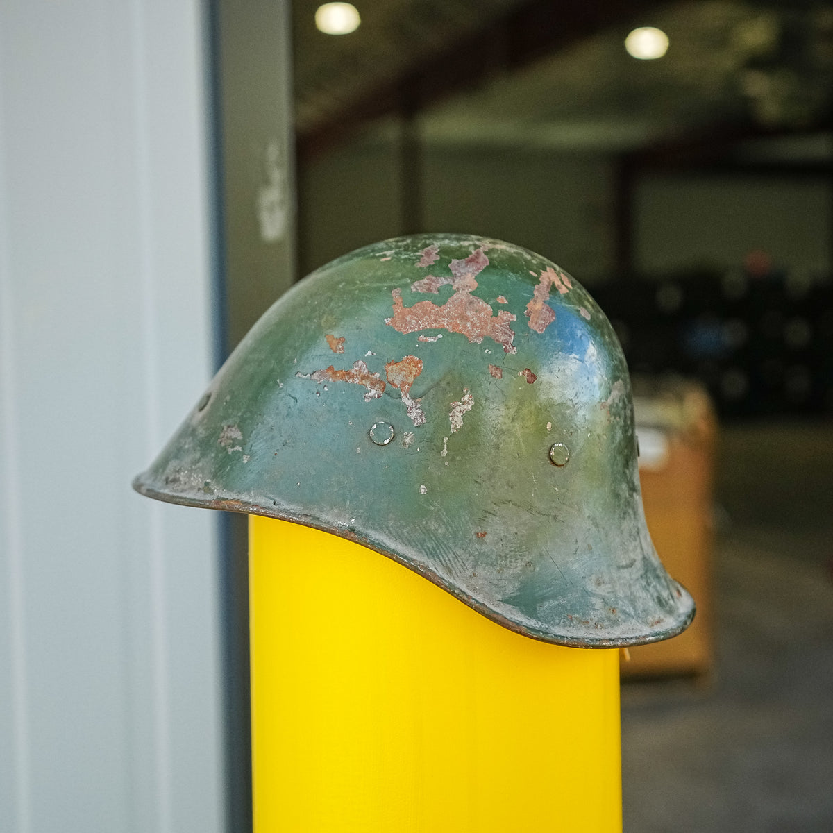 Issued WWII Romanian M39 Helmet
