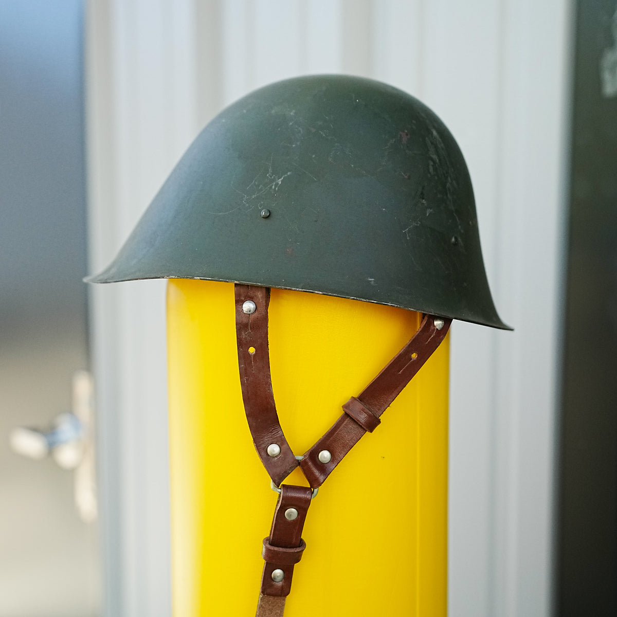 Issued Romanian M73 Helmet