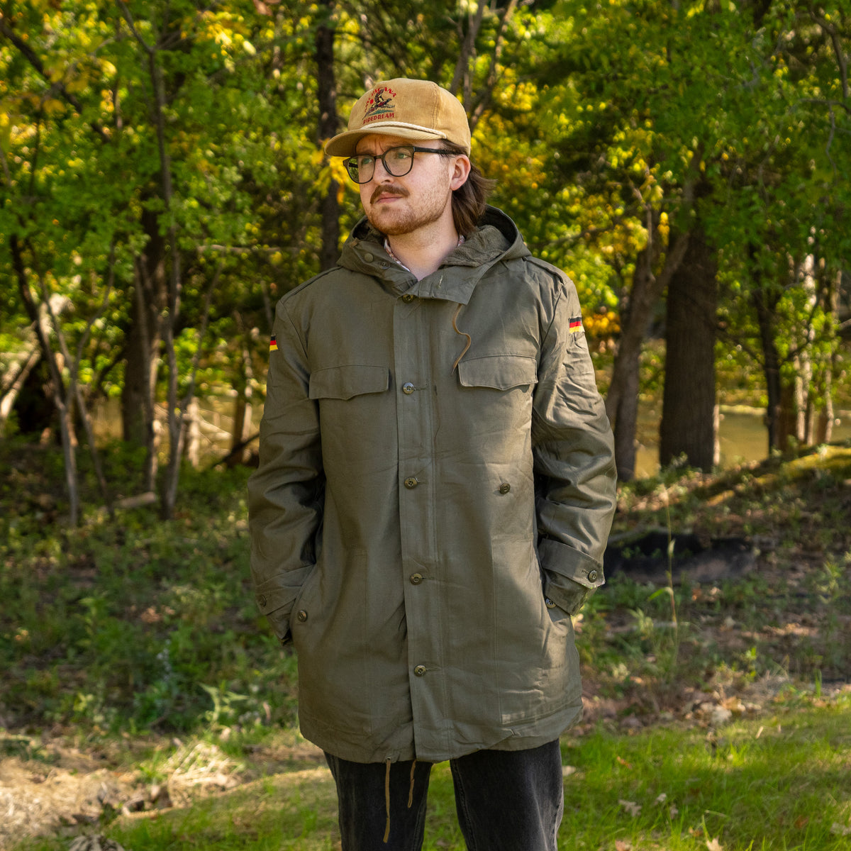 Issued West German Bundeswehr Moleskin Parka w/Liner