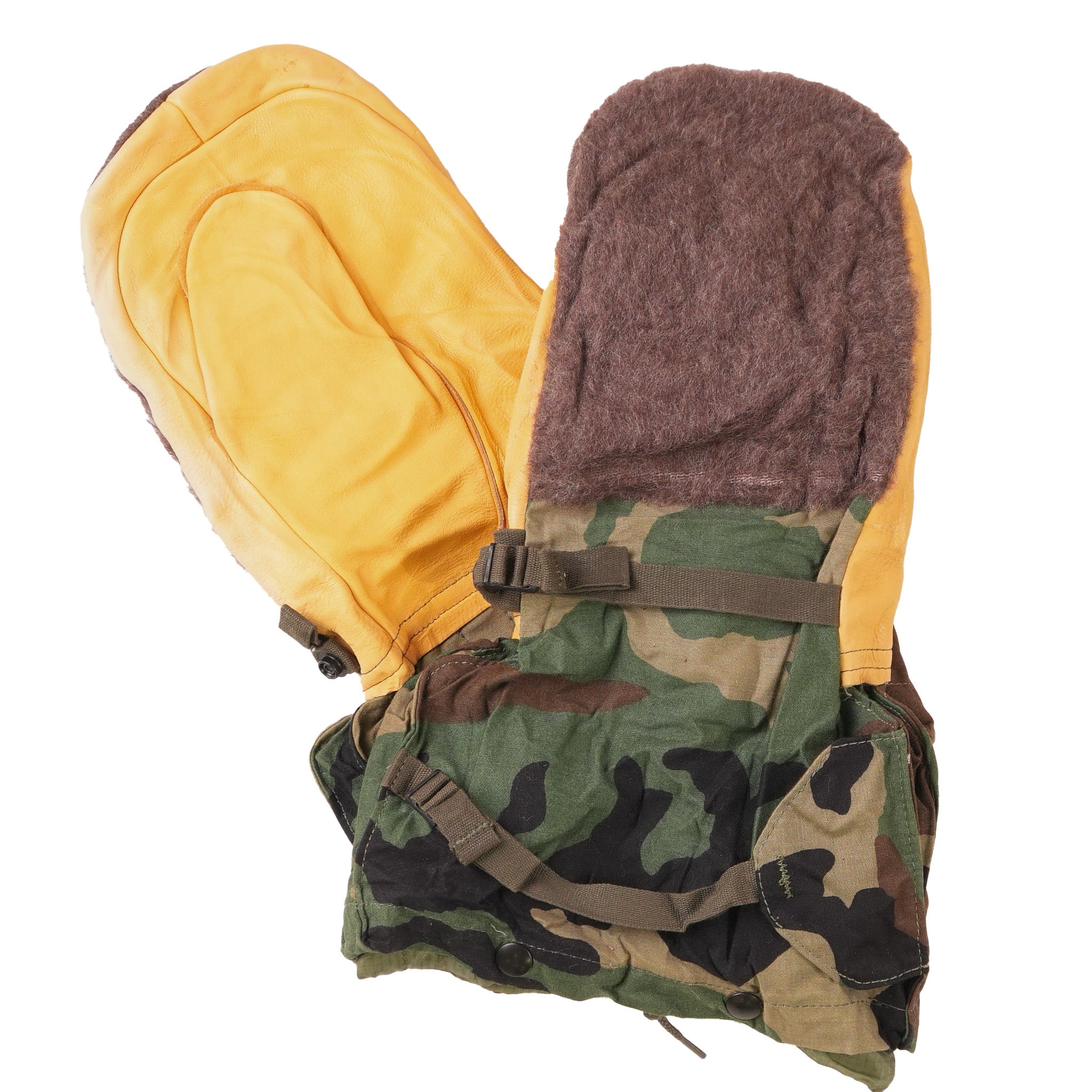 M81 Woodland N-4B Extreme Cold Weather Arctic Mittens