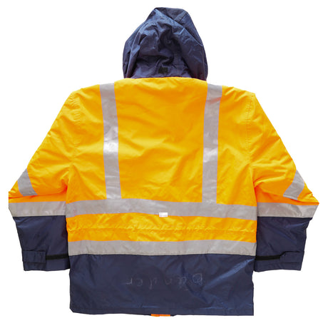 Issued German Hi-Vis Wet Weather Work Jacket