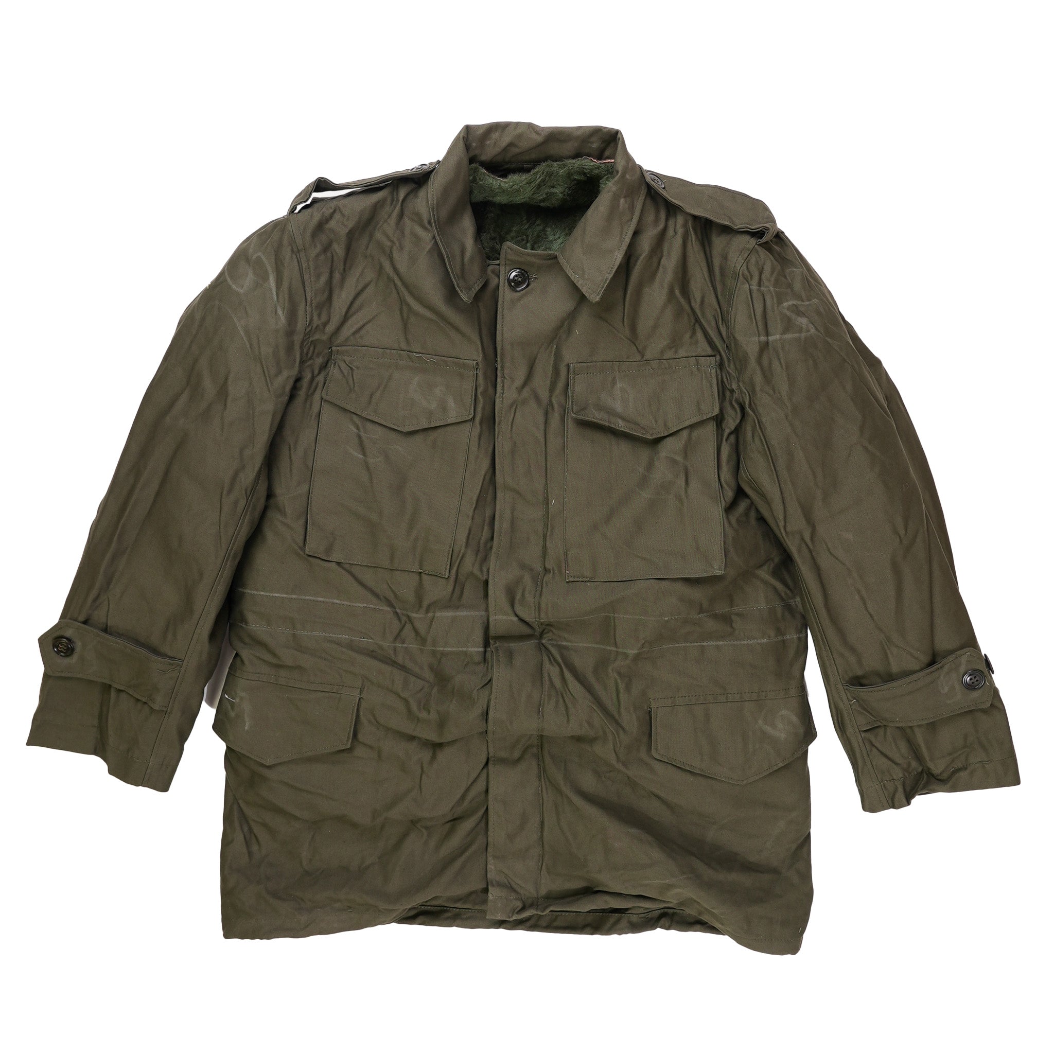 Issued Greek OD Green M-65 Field Jacket w/Liner
