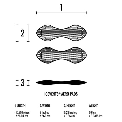 ICEVENTS® Plate Carrier Shoulder Pads - Classic [Heavy Loads] or Aero [Minimalist/Lighter Loads] (PowerMesh backing)