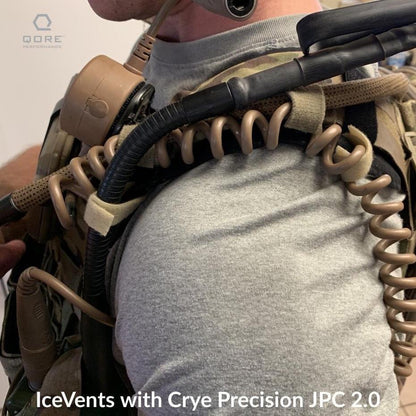 ICEVENTS® Plate Carrier Shoulder Pads - Classic [Heavy Loads] or Aero [Minimalist/Lighter Loads] (PowerMesh backing)