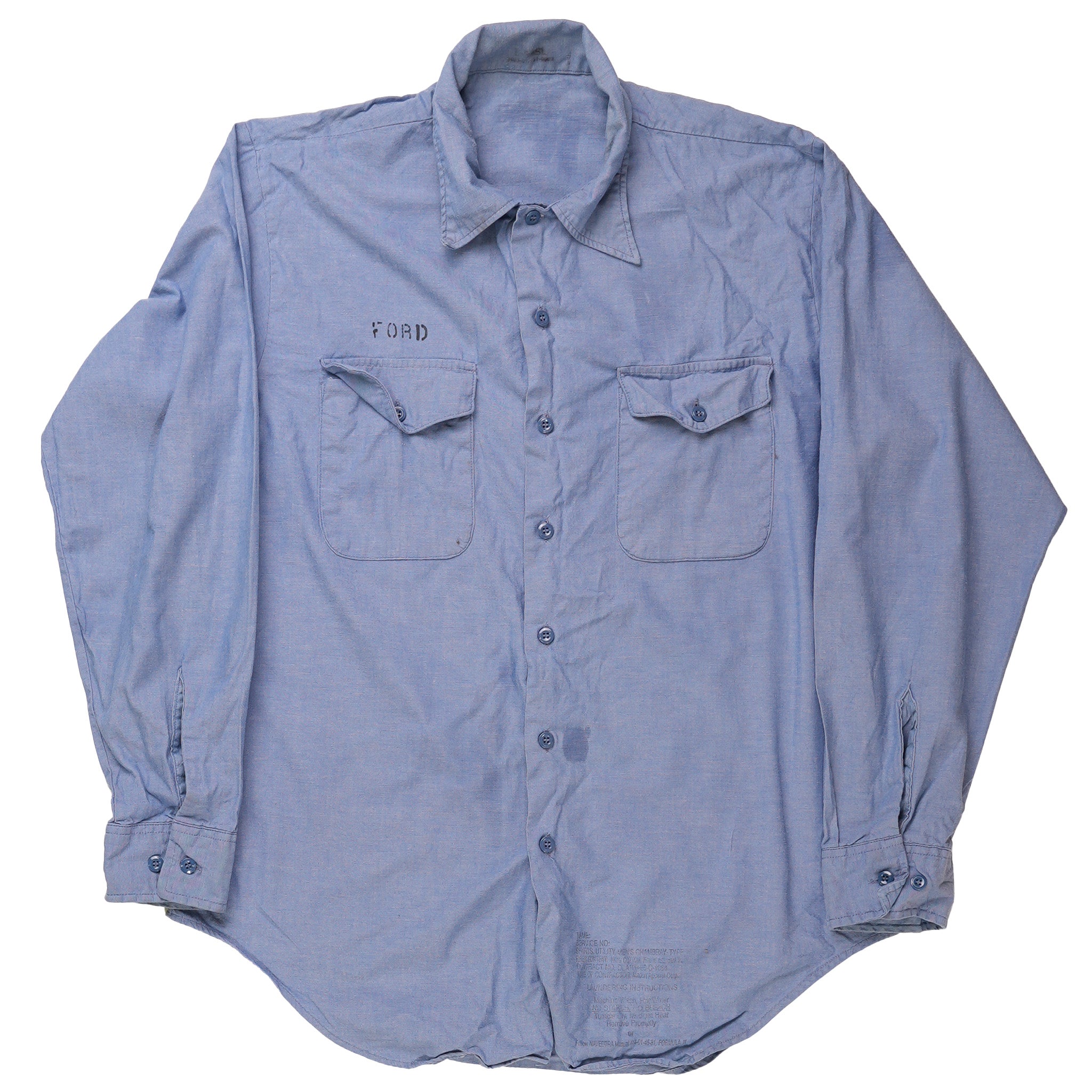 Issued USN Chambray Shirt