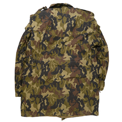Issued Romanian M1990 Leaf Camouflage Parka w/Liner