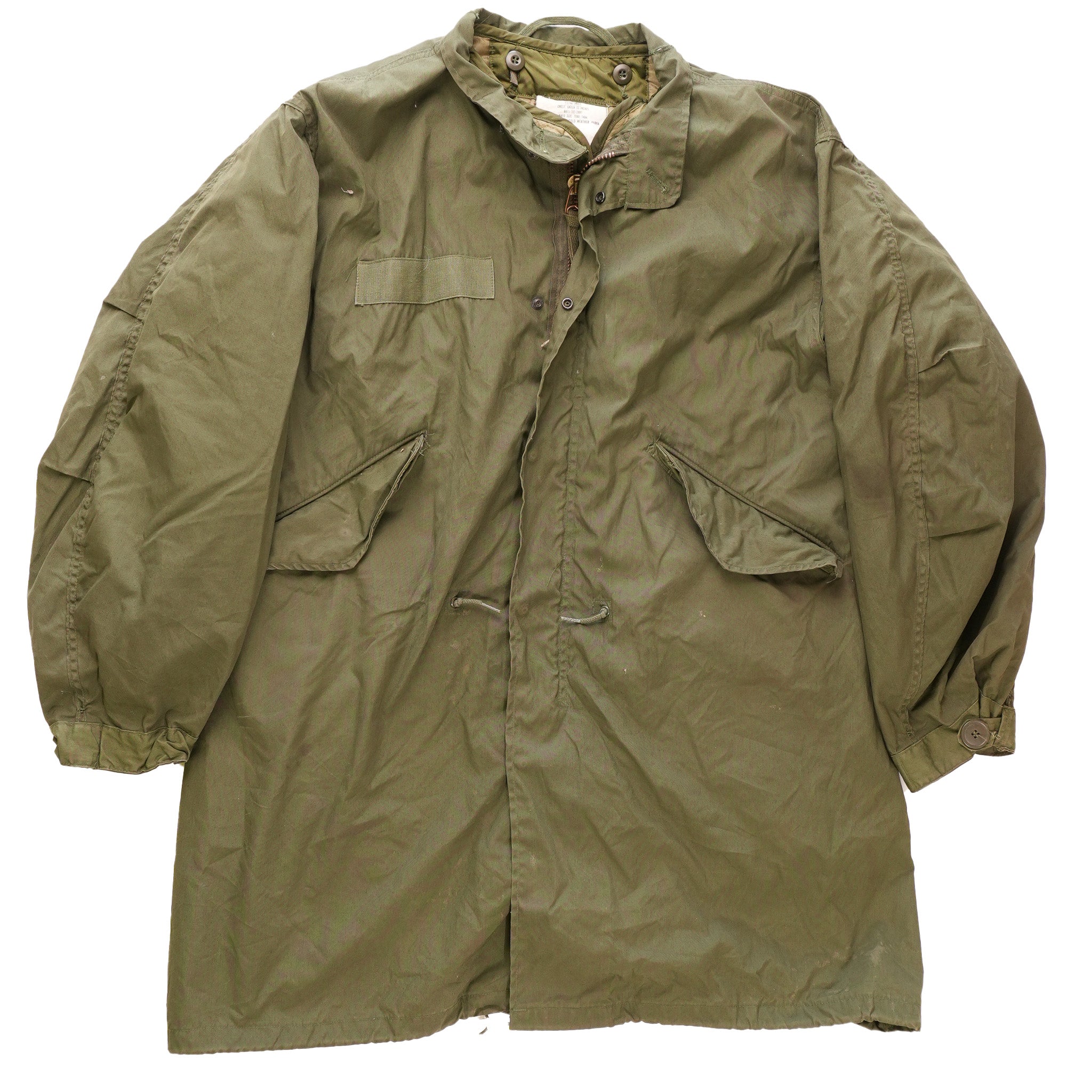 Issued USGI M65 Extreme Cold Weather Fishtail Parka