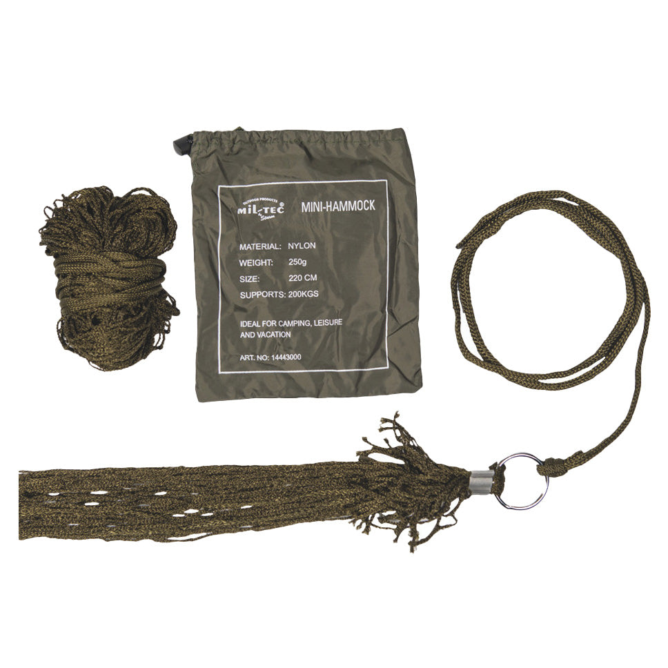 Mil-Tec OD Mini Hammock w/Bag