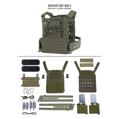 ICEPLATE EXO® Gen 3 Ultralight Minimalist Plate Carrier