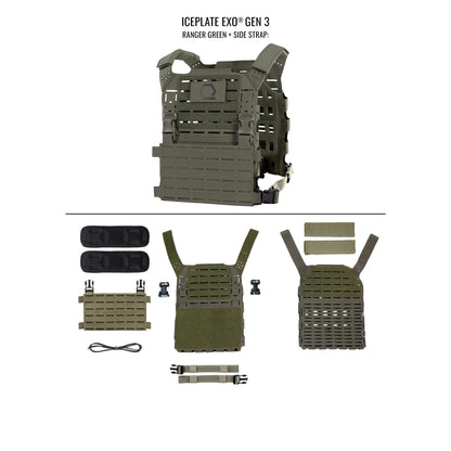 ICEPLATE EXO® Gen 3 Ultralight Minimalist Plate Carrier
