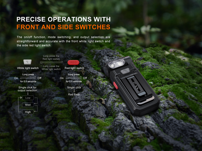 Fenix SW05R Multipurpose Clip-On Light with Red or UV Output