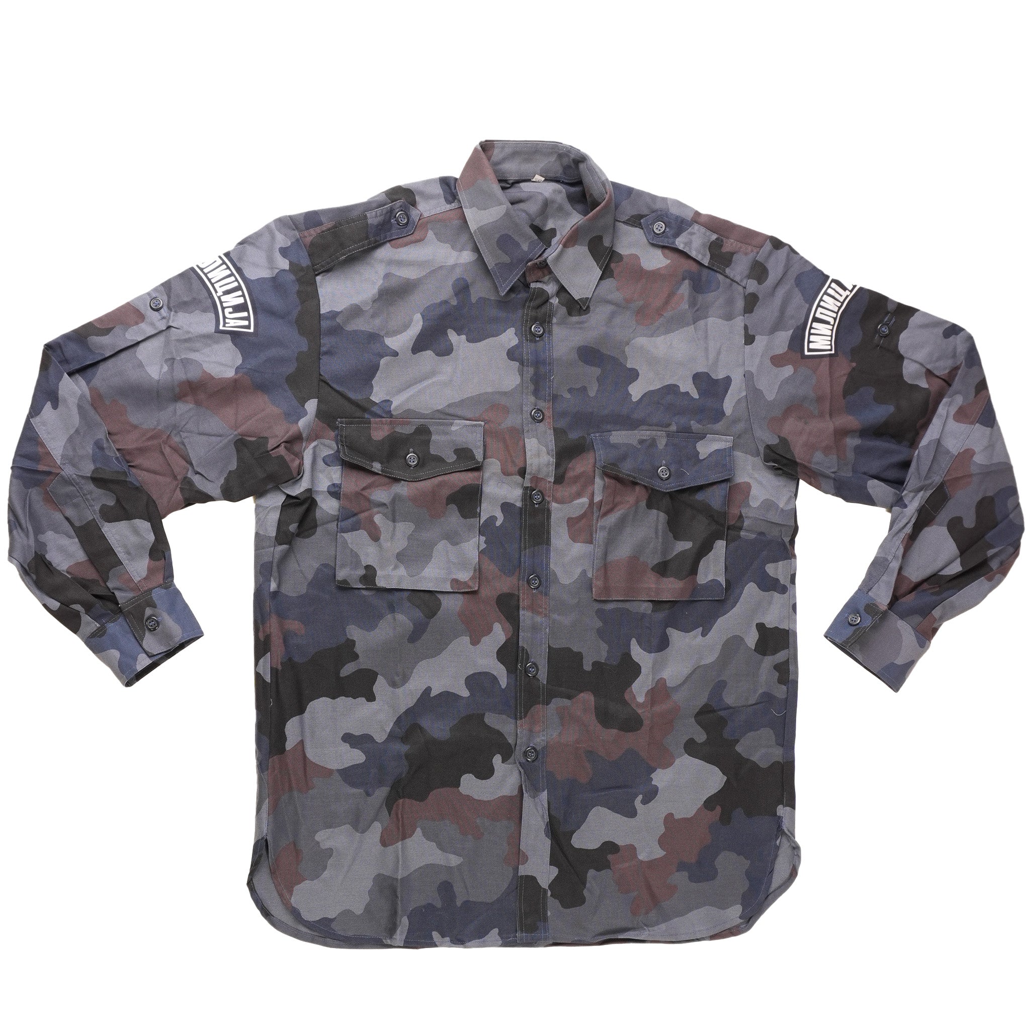 Unissued Serbian Milicijia Blue M89 Field Shirt