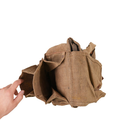 Issued Swedish Canvas Grenade Satchel