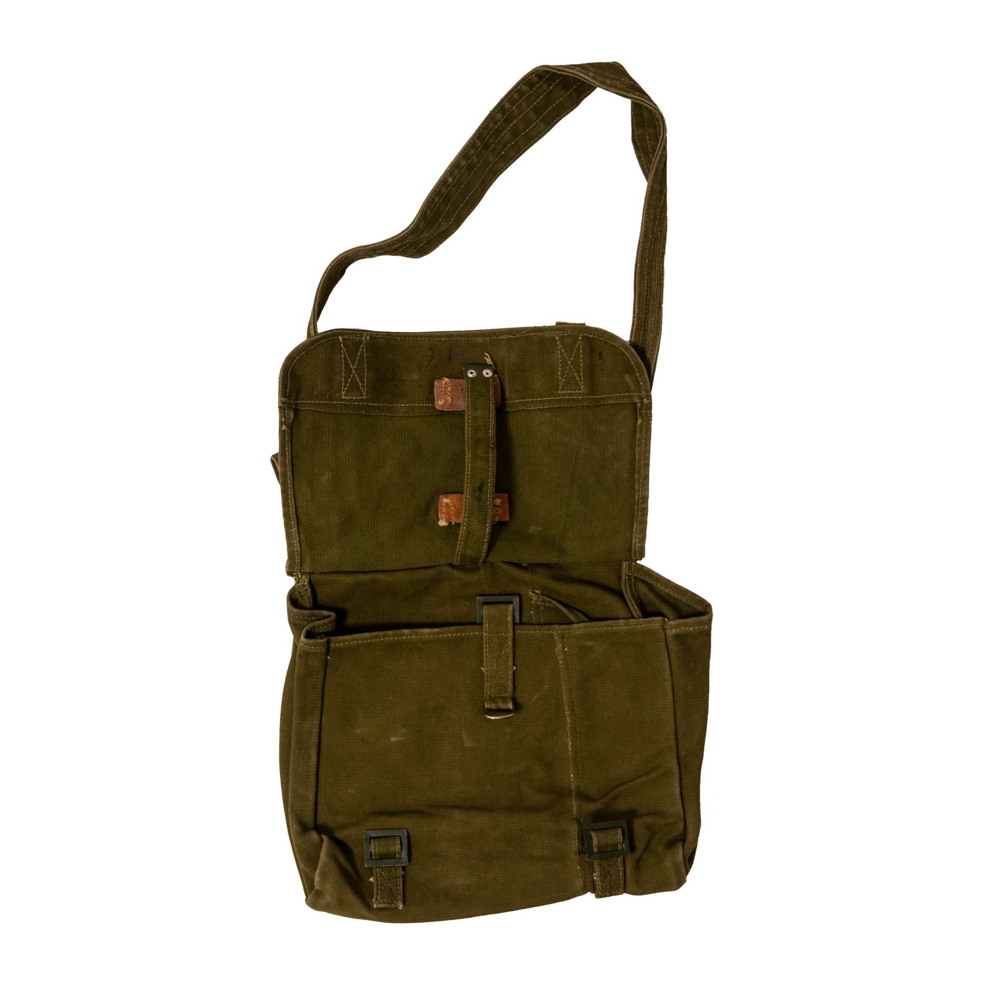 Issued Romanian Army Canvas Shoulder Bag
