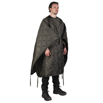 Mil-Tec OD Green Multi-Function Woobie/Poncho Liner w/Stuff Sack
