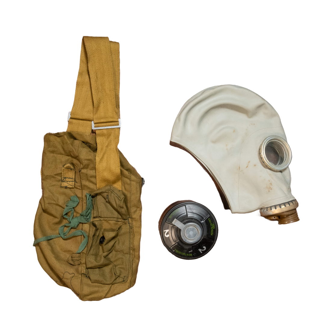 Soviet GP-5 Gas Mask Kit (Display Use Only)
