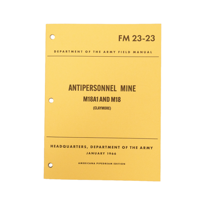 M18A1 Claymore Field Manual
