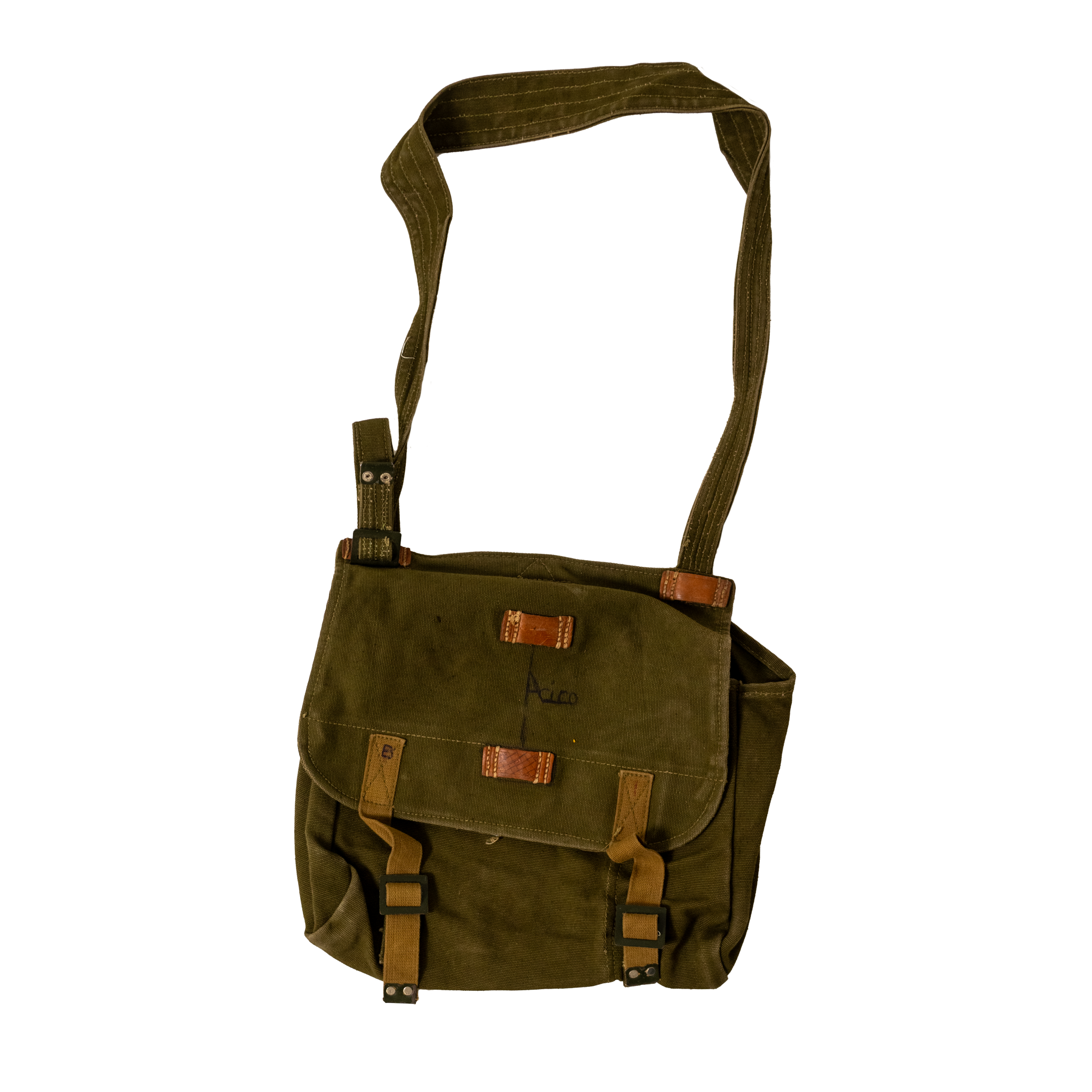 Issued Romanian Army Canvas Shoulder Bag