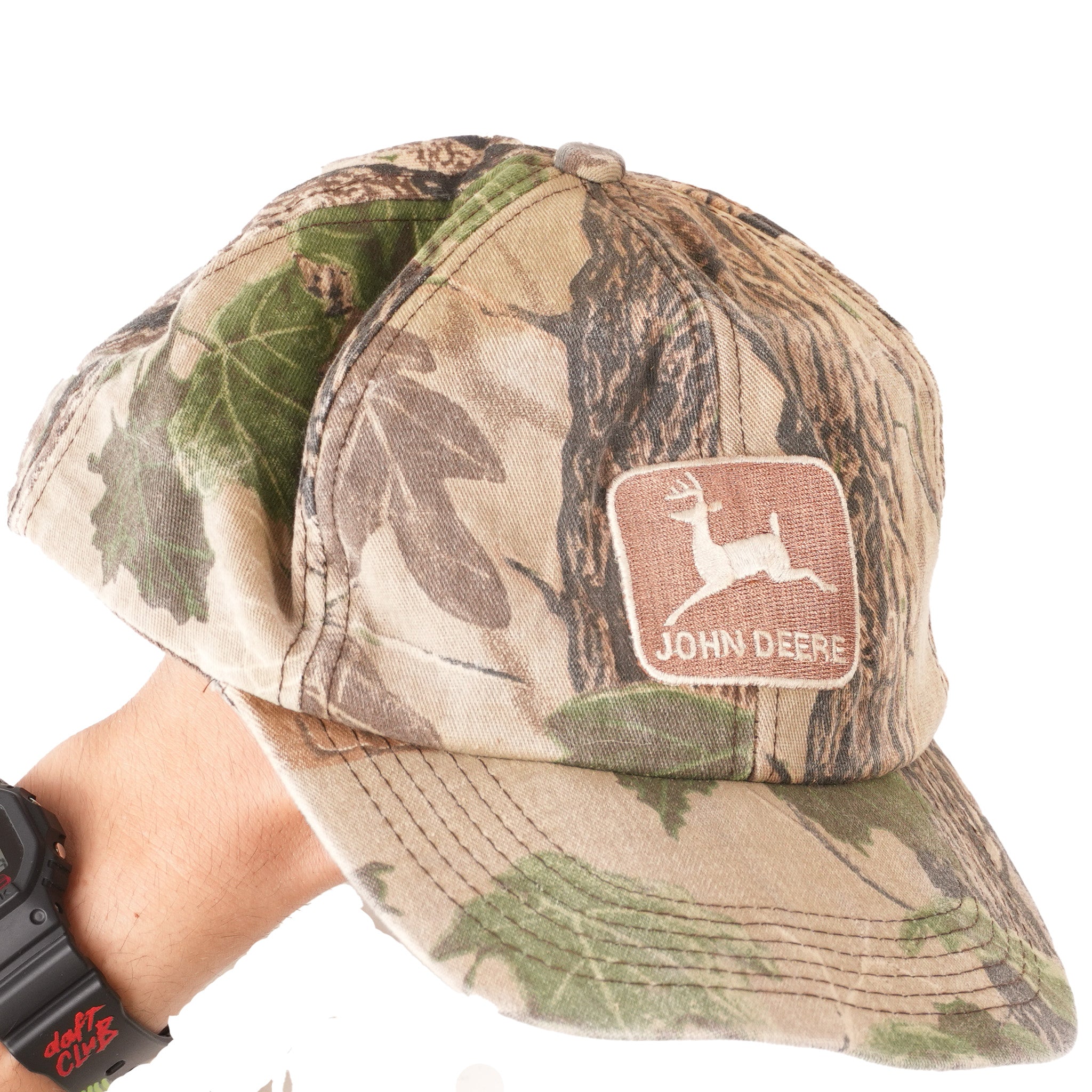 Vintage Hunting Camo Hats w/ Adjustable Size