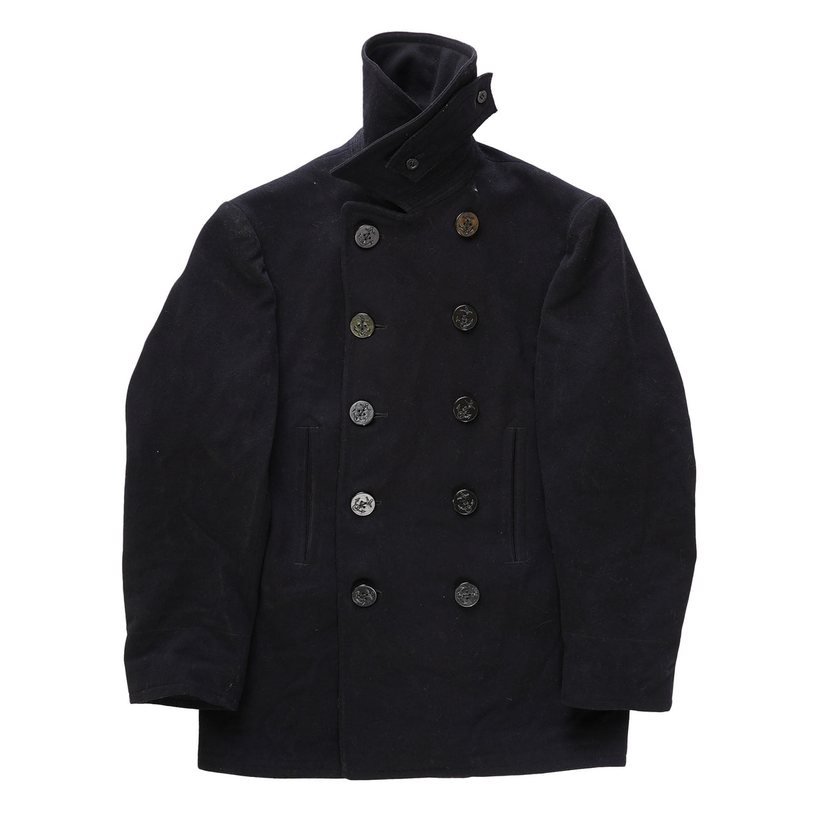 Issued Vintage US Navy Blue Peacoat